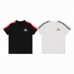 balenciaga 巴黎世家 25Ss专柜同步双环刺绣 Logo 情侣圆领短袖T恤-顶级版本 Color：黑色 白色 Size：S M L Number：24
