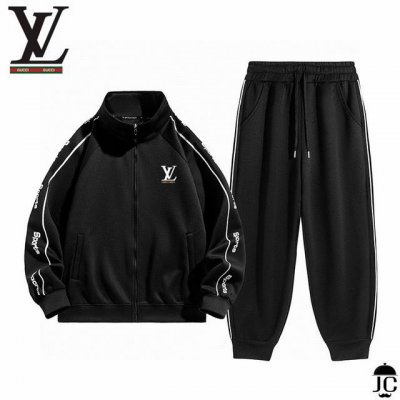 春季首发真标可扫码 Lv专柜同款上市本季主打，货源充足秋季新款青少年男士开衫印花卫衣开衫夹克外套两件套运动套装休闲韩版宽松独家印花工艺 严格把控品质以及做工 超
