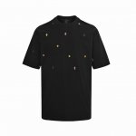 Chrome Hearts 克罗心 彩色满标刺绣短袖 采用直喷进口机器印花 五金辅料均开磨定制 正确配置 黑色2025克罗心正品包装 280克定制定染双纱棉 版