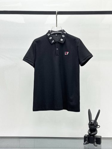 Lv 高端商务 白领 单位人士必入单品 无痕压胶冰丝休闲商务短袖polo 科技面料 冰丝无痕 体感非常棒 手感顺滑质感很棒 弹性好 无任何束缚感 面料自带透气网