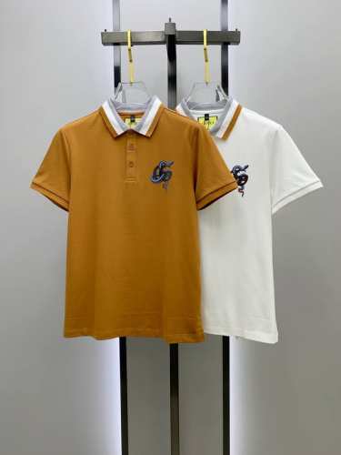 古驰25Ss新款春夏短袖翻领T恤polo，最高版本客供定制高端朱地面料简单时尚款，拼色螺纹超级好看！经典Logo简单大方的款式！满满的高级感，四季可穿。简欧风格
