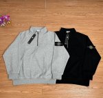 150 Stone Island 石头岛半拉链机能卫衣 【甄选品质 实拍可见】面料采用高品质正品原单纯棉360克面料 不起球 不变形 2本针走线 高品质重工面料
