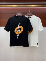 市场有仿版认准工艺和面料 25Ss芬家纯棉最新面料 最高版本 字母Fendi标识图案工艺！经典标识图案Logo时尚简约潮流短袖，最顶级的品质专柜原单短袖，顶级制