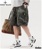 高品质硬货Stone Island 石头岛25Ss新品工装机能风户外迷彩大口袋徽章Logo百搭休闲短裤，高街风十足。经典百搭永不过时，夏季出行必备百搭短裤 高品