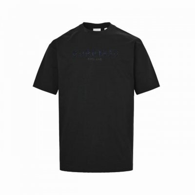 Burberry 巴宝莉 25Ss 后背镂空贴布绣大战马短袖 轻奢主义 男女日常通勤穿搭必备单品 正确版本 随意对比 详细特征 260克100% 纯棉双纱汗布面