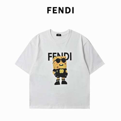 fendi 芬迪 2025夏季新款 奶酪特工印花短袖T恤 男女同款 尺码：S-Xl