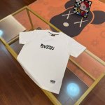 上新， Evisu福神2025新款男士字母大M海鸥短袖 颜色 白 尺码：S-Xxl S码 肩宽44 胸围96 衣长68 适合身材 -120斤 M码 肩宽46 胸