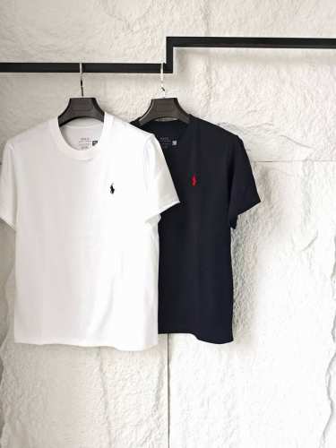 ralph Lauren 拉夫劳伦基础款全棉打底衫刺绣Logo圆领短袖T恤 一包两件 一包两件 黑白两色 基础百搭 黑白双色即是对抗时尚熵增的永续基金 尺码：M