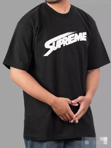 891款Supreme Fw23 Week7 Mont Blanc Tee 字母印花休闲圆领短袖T恤 男女同款 码数Smlxl 黑色白色