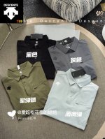 p160 迪桑特Descente男子短袖Polo衫2025夏季新款简约运动健身上衣 韩国进口冰丝速干面料 超级舒适 面料采穿起来凉嗖嗖的，特别舒服。 轻柔、软弹