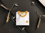 Low*合身版型M-Xxxl 25早春最新黄白拼色牙刷绣Logo短袖，高端品质专柜原单圆领短袖，顶级制作工艺进口面料，专柜款独特设计，采用进口高端订制进口丝线手