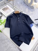 杰尼亚 %新疆长绒棉 面料柔软舒适透气 2025 夏季 限量款短袖Polo系列 ：-