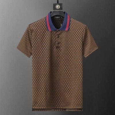 Balmain 巴利 新款高品质翻领polo衫，金属Logo扣子，做工精致，官网同步，时尚百搭M-3Xl