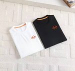 爱马仕、2025最新款短袖T恤，帅气时尚，胸前精致刺绣图案字母Logo，简约百搭款。面料棉 不仅挺括，保持潮流的廓形，又穿着舒适，纱织更细腻，码数M-3Xl