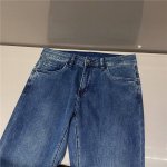 p270。Bv独家2025经典系列 柜台同步 完美水洗靛蓝工艺，宝碟家 2025春夏新品 Bv原单男士蓝色修身商务休闲牛仔裤。顶级贸易公司货，高端限量版极品牛货