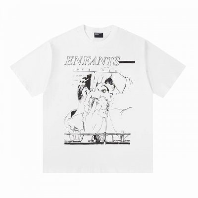 Ert09 复古美式短袖T 颜色：黑色 码数:S-Xl