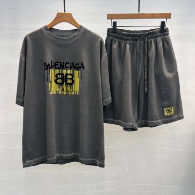 衣服 短裤 巴黎 2025春夏新款套装短裤 可拆套 独家定制纯棉面料 垂感超好不易褶皱 洗水设计 胸前最新Logo 细节走线完美无瑕疵 上身效果棒棒哒 百搭又不