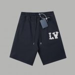 120 高品质 lv 路易 25新款订珠短裤 定制Lv定珠定做，原版辅料一比一，三标齐全，高克重毛圈纯棉 精梳紧密纯棉面料，舒适透气不易变形。宽松版型 男女同款