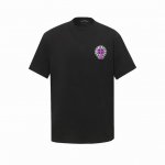 Chrome Hearts*克罗心 采用300克双纱面料，1*1索罗娜罗纹， 进口数码白墨前后直喷+发泡，3D浮雕效果，在时尚与科枝完美交融中，精度与色彩的盛宴