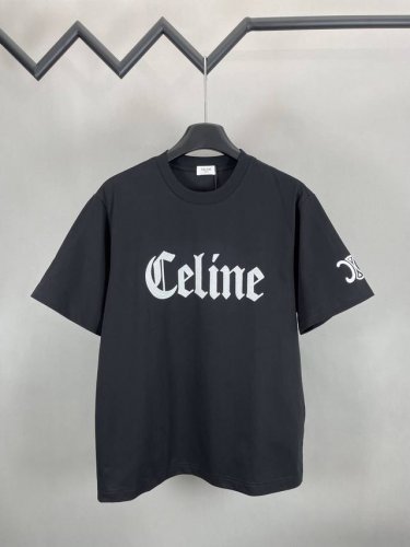 p170 celine/赛琳 2025Fw春夏系列Celine刺绣配以经典凯旋门印花半袖T恤 洗涤方式：干洗或反面包裹洗衣袋单独洗涤后反面中温熨烫！不得浸泡/温
