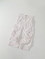顶级版本批 Open Yy联名Jennie同款Holle Kitty 凯蒂猫碎花印花工装裤伞兵裤 甜酷辣妹福音款！超可爱！Jennie同款上身宽松版型 ！一裤两