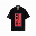 实拍细节图+尺码表 Gucci 古驰 贪吃蛇字母Logo印花短袖 选用客供定制针织100%纯棉面打造,面料手感细腻，厚实有质感的纯棉布 高密度的机织工艺，如棉絮