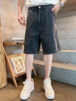 96108 休闲裤 季度 2025夏款 尺码 M-4Xl 版型 宽松休闲裤 工艺 质感独特:水洗牛仔面料通过特殊工艺处理 具有柔软的触感和独特的风格 1褪色效果