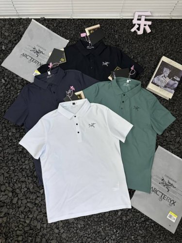 Arctertx始祖鸟印花品牌Logo户外舒适吸汗速干短袖polo衫 男女同款 想要一件能陪你应对各种场景的短袖polo衫？Arctertx始祖鸟印花品牌Log