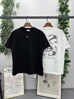 2025Ss春夏新款 品牌：Off-White 旋转箭头款短袖T恤！ 颜色：黑色 白色 尺码：S-M-L-Xl 男女同款 面料：采用定制260克32织纯棉双纱面
