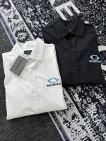 balenciaga 巴黎世家 25Ss Blcg 胸前刺绣标识舒适吸汗透气纯棉长袖衬衫 轻奢主义，男女日常通勤穿搭必备单品，正确版本，随意对比！ 购入原版开模