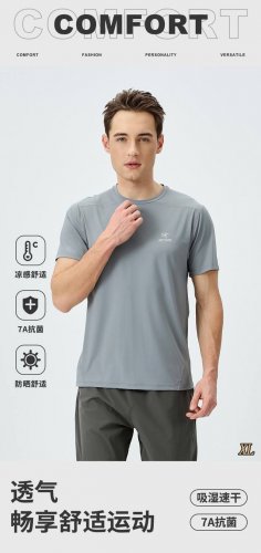 Arc’Teryx始祖鸟 独家实拍上新夏季高品质冰丝情侣短袖T恤四针六线后背提花透气面料黑科技7A抗菌冰丝速干短袖，本季主打，货源充足，放心主推，高端品质，经典
