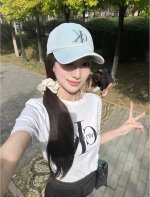 ck刺绣牛仔水洗软顶鸭舌帽