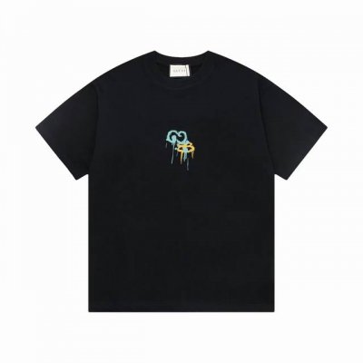 Gucci 上新 新款T上货 古奇标志印花图案 后幅反标设计 1:1高品质 百分百纯棉洗水处理 布料精梳紧密赛络纺 不缩水不变形 更舒适柔软 高克重手感更好 三