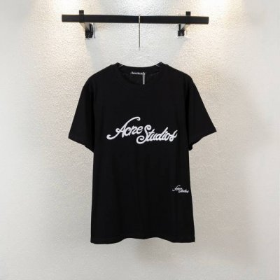 款号C30 顶级版本 Acne Studios 25Ss 经典Logo刺绣T恤男女纯棉重磅280克 百搭不挑人 经典的刺绣元素 简约的风格 日常百搭 高街风格都