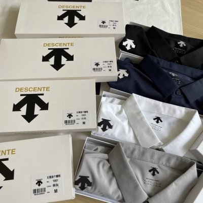 细节图 高品质盒装 Descente 迪桑特四色Training系列综训训练运动健身科技新棉无缝速干面料舒适休闲短袖Polo衫 独家配色独家面料 断货王 迪家速