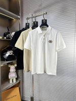 Gucc*古奇 Ss25早春新款翻领Polo衫 高品质珠地棉材质 雍容华贵的品牌风格， 克重 客供进口面料 做出来的衬衫也是版型垂顺挺括，并且还抗皱抗起球，贴身