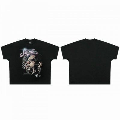 saint Vintage 美潮特殊版型连体袖爆款短袖T恤 p价： 码数：M L Xl 款号： 颜色：黑色