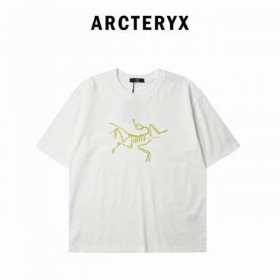 arc'teryx*始祖鸟 荧光个性Logo印花短袖T恤 定制面料300G 男女同款 001 尺码：S M L Xl