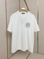 克罗心2025新款烫钻T恤 满钻设计 迎面而来的高级感 肩部通肩压条 280克纯棉面料舒适透气 黑白双色 男女同款 码数S-Xxl