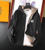 巴宝莉 官网同款，提前发售！2025Ss开春新款男士双面夹克外套，原单三标齐全高端版本！带隐藏帽，专柜定制面料 透气舒适度高，细节无可挑剔，品牌元素设计理念，体