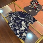 Evisu福神2025新款男士字母继续满印短袖 颜色 黑 尺码：S-Xxl S码 肩宽44 胸围96 衣长68 适合身材100-120斤 M码 肩宽46 胸围1