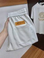 古奇 25Ss春夏新款空气层棉质宽织带抽绳休闲裤，男士经典Gg标识刺绣时尚运动直筒休闲长裤！贸易公司渠道稀出，领先官网发售！这款休闲裤以其独特的设计和优质的面料