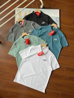 发110 颜色;黑色，白色，深灰，雾霾蓝，绿色 尺码;M-4Xl 彪马冰丝无痕舒适防晒抗菌Polo 采用导热的十字编织冰丝凉感面料， 面料与肌肤形成汽热循环多孔