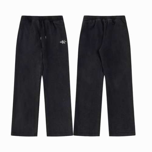 款M722 福利价 Calvin Klein Jeans重工毛圈水洗直筒裤 男女同款 Size：S M L Xl