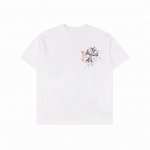 chrome Hearts 克罗心 彩绘十字架短袖T恤 采用直喷进口机器印花 五金辅料均开磨定制 正确配置 黑色2025克罗心正品包装 克定制定染双纱棉 版型大