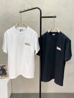 P160。Dior迪奥独家专供新款原单男士休闲春夏短袖 高端定制 高端版本 时尚百搭爆款进口面料 手感超柔软细腻 穿着亲肤舒适 高端精品 代工厂P精细做工 上身