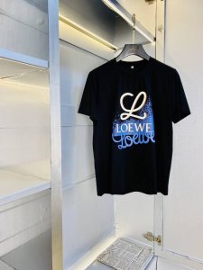 穿240斤 胖子福音 情侣款 码数 M-6Xl 罗意威Loewe 原单品质 2025最新款 圆领短袖T恤衣服 精选专柜订制顶级双丝光棉进口面料 所有细节做工完美