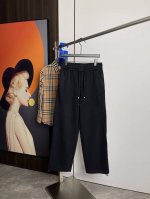 Lulu2025春夏新款 运动卫裤！版型超正.宽松版超级有范，原版定制纯棉面料，黑灰两色！上身潮流十足！码数：M-2Xl