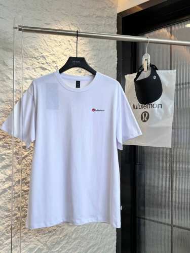 男款女款 五色经典 露露Lululemon2025夏季纯棉T恤短袖可搭配情侣款男款女款同款！ 尺码:S ，M，L，Xl 颜色: 黑色,白色,麦色，浅宝蓝，灰蓝