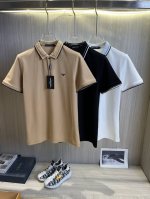 armani阿玛尼 2025春夏新款男士原单翻领Polo衫系列出货 简洁时尚百搭 高端品质 定制进口双股丝光珠地棉面料 穿着舒适 透气 档次高很有质感 简单大方